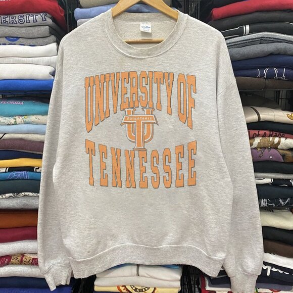 Vintage University of Tennessee Volunteers Football Sweatshirt, Retro NCAA Shirt - Picture 1 of 2
